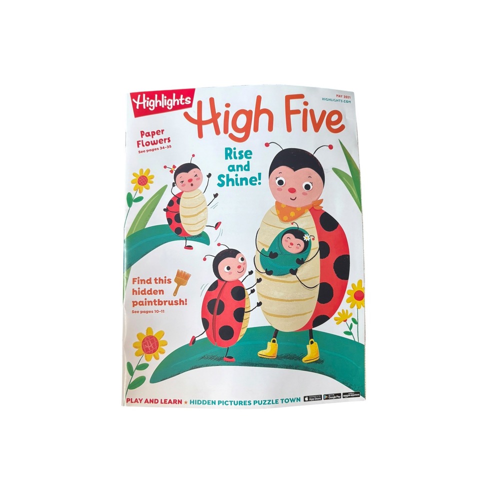 Highlights High‎ Five Magazine May 2021 Rise and Shine Hidden Pictures Preschool